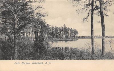 Lake Horicon Lakehurst, New Jersey Postcard
