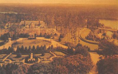 Gould Estate Aerial View, Reproduction Lakewood, New Jersey Postcard