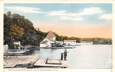 From Sunnside Dock Lake Hopatcong, New Jersey Postcard