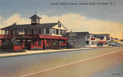 Grand Central Avenue, Looking North Lavallette, New Jersey Postcard