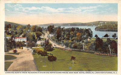 Looking North from Reinberg's Lake Hopatcong, New Jersey Postcard