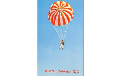 Parachute jumper, U.S.N.A.S. Lakehurst, New Jersey Postcard