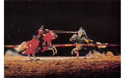 Moment of truth, Medieval Times Dinne Lyndhurst, New Jersey Postcard