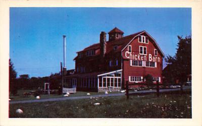 Chicken Barn, an Unusual Country Restaurant Little Falls, New Jersey Postcard