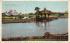 View of Lake and Grounds - Shadow Lawn Long Branch, New Jersey Postcard