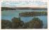 Chestnut Point, View of Halsey Raccon Island Lake Hopatcong, New Jersey Postcard