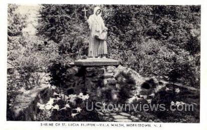 Shrine Of St Lucia Filipina Walsh  - Morristown, New Jersey NJ Postcard