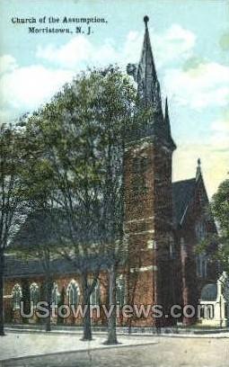 Church Of The Assumption  - Morristown, New Jersey NJ Postcard