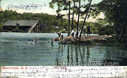 Devils Pond - Morristown, New Jersey NJ Postcard