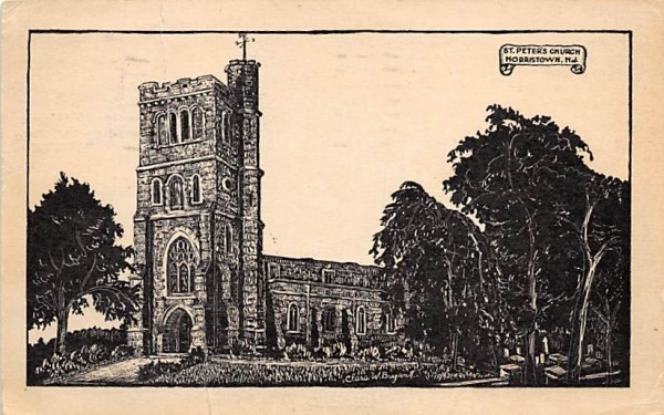 St. Peter's Church Morristown, New Jersey Postcard