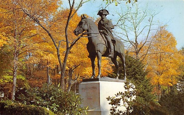 Statue of General George Washington Morristown, New Jersey Postcard