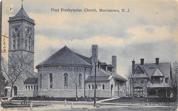 First Presbyterian Church Morristown, New Jersey Postcard