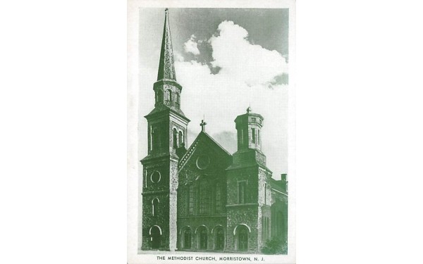 The Methodist Church Morristown, New Jersey Postcard