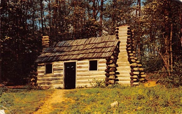 Reconstructed Continental Army Officers' Hut Morristown, New Jersey Postcard