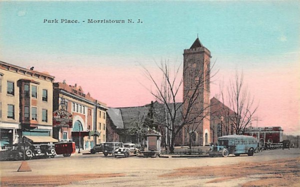Park Place Morristown, New Jersey Postcard