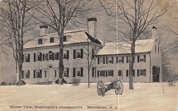 Winter View, Washington Headquarters Morristown, New Jersey Postcard