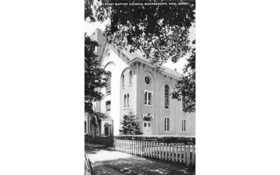 First Baptist Church Moorestown, New Jersey Postcard