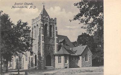 Baptist Church Merchantville, New Jersey Postcard