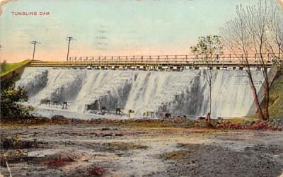 Tumbling Dam Millville, New Jersey Postcard