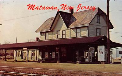 Matawan, N.J. Train Station New Jersey Postcard