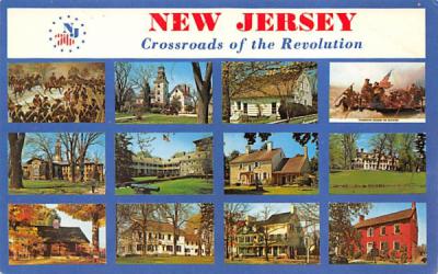 Crossroads of the Revolution Misc, New Jersey Postcard