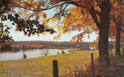 Lakeside Autumn Misc, New Jersey Postcard
