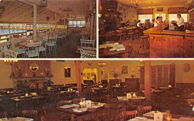 The Porch - Tavern - Dining Room of Tuchahoe Inn Marmora, New Jersey Postcard