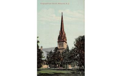 Congregational Church Montclair, New Jersey Postcard