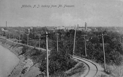 Millville, looking from Mt. Pleasant New Jersey Postcard
