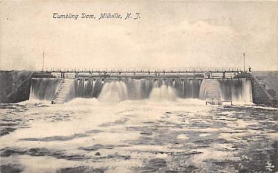 Tumbling Dam Millville, New Jersey Postcard
