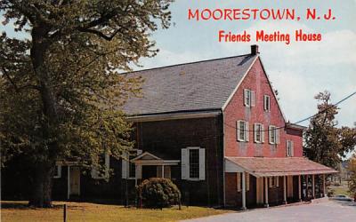 Friends Meeting House Moorestown, New Jersey Postcard