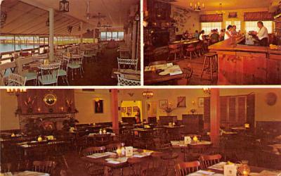 Porch - Tavern - Dining Room of Tuckahoe Inn Marmora, New Jersey Postcard