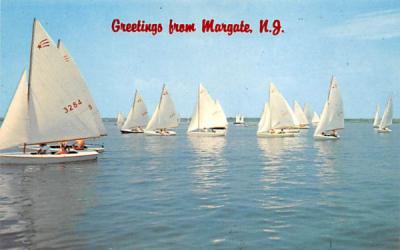 Greetings from Margate New Jersey Postcard