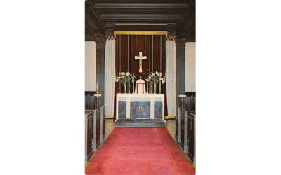 Main Altar-Loyola Retreat House Morristown, New Jersey Postcard