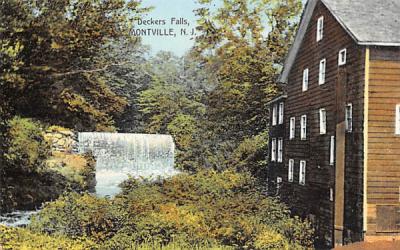 Deckers Falls Montville, New Jersey Postcard