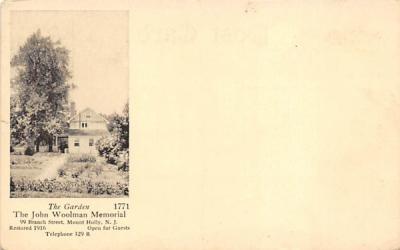 The Garden, The John Woolman Memorial Mt Holly, New Jersey Postcard