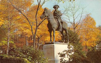 Statue of General George Washington Morristown, New Jersey Postcard