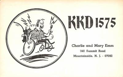 KKD 1575 Mountainside, New Jersey Postcard