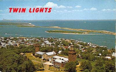 Twin Light at the Highlands Monmouth County, New Jersey Postcard