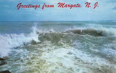 Greetings from Margate, N.J., USA New Jersey Postcard