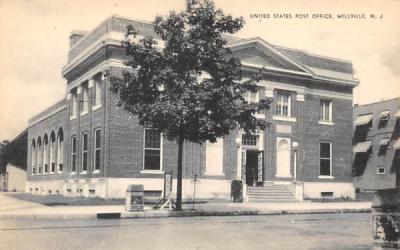 United States Post Office Millville, New Jersey Postcard