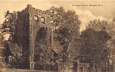 St. Johns Church Montclair, New Jersey Postcard