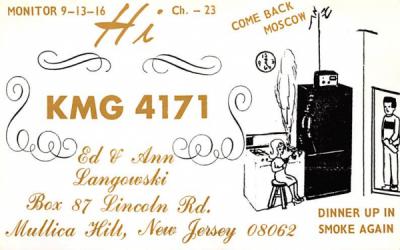 KMG 4171 Mullica Hill, New Jersey Postcard