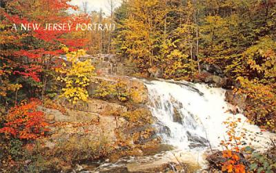 Autumn Waterfalls Misc, New Jersey Postcard