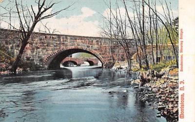 Brookscene, Showing Bridges Morristown, New Jersey Postcard