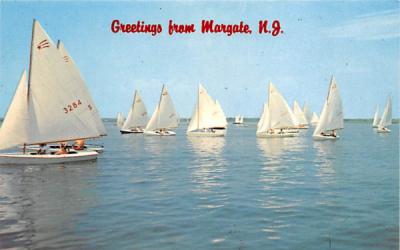 Greetings from Margate, N. J., USA New Jersey Postcard
