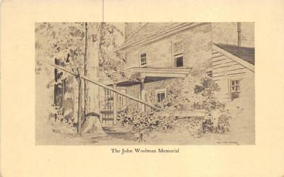 The John Woolman Memorial Mt Holly, New Jersey Postcard
