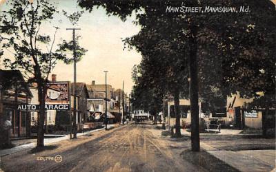 Main Street Manasquan, New Jersey Postcard