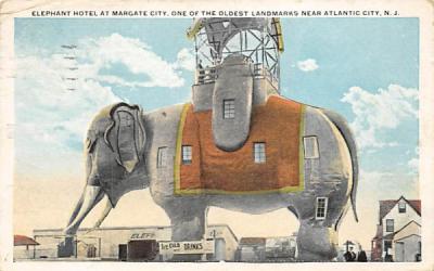 Elephant Hotel  Margate City, New Jersey Postcard