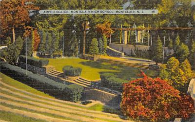 Amphitheater, Montclair High School New Jersey Postcard